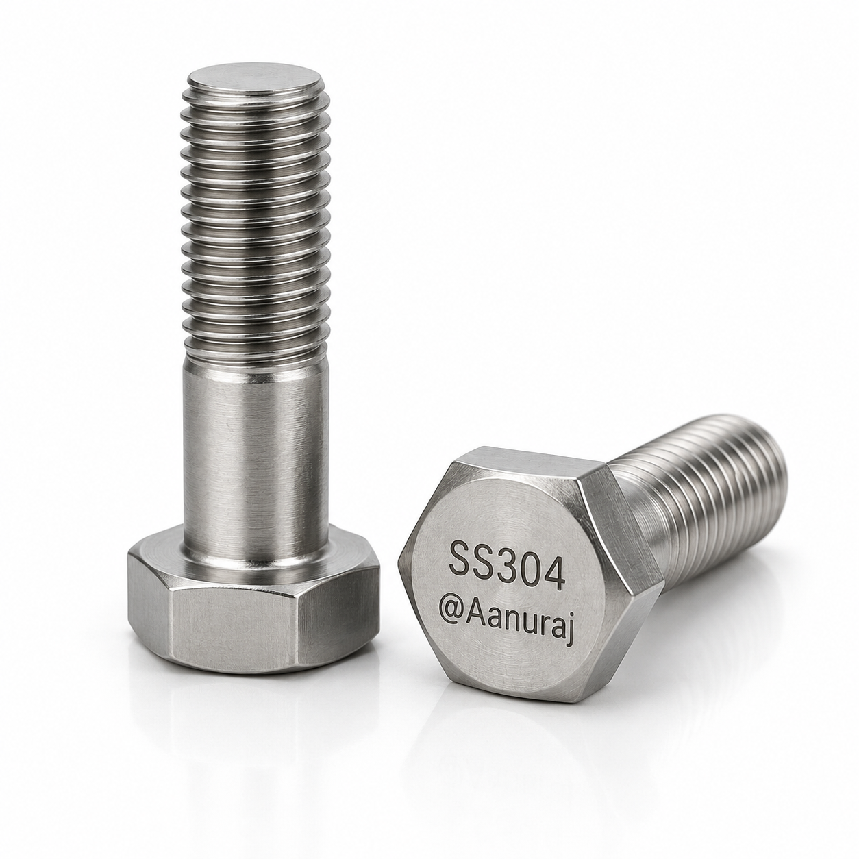 SS 304 HEX BOLTS
