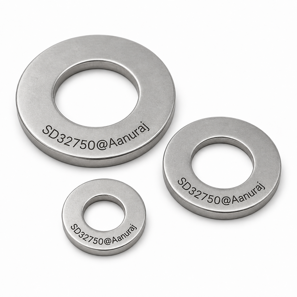UNS 32750 PLAIN WASHERS .DIN 125 DIMENSIONS.